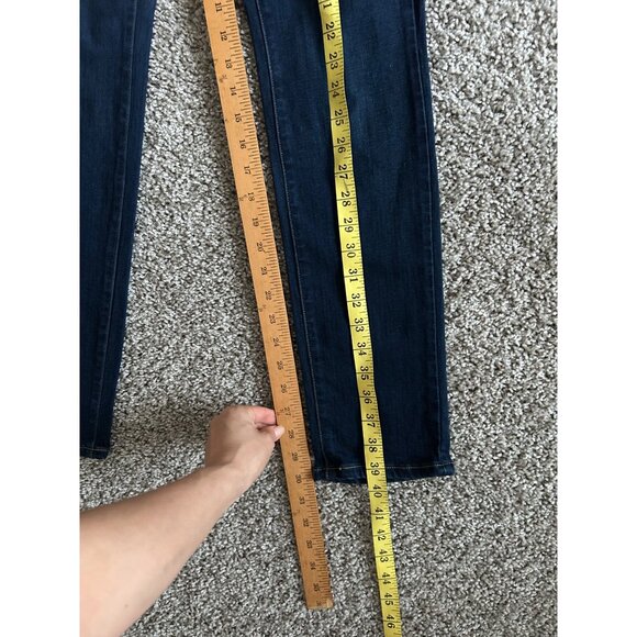 Paige Womens Sz 28 Skyline Skinny Dark Wash Jeans - Picture 9 of 11